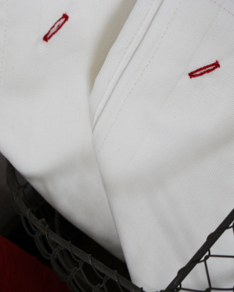 BLANC fabriqué et tissé en France pur coton BLANC fabriqué et tissé en France pur coton
