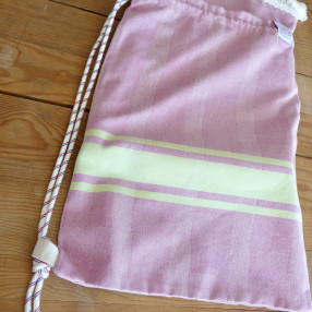 SAC+FOUTA coton d'Egypte, made in france