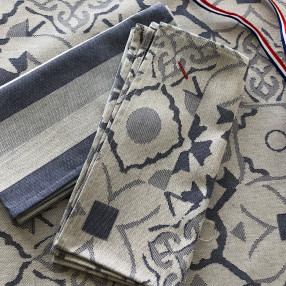 Bleu jean   fabriqué et tissé en France pur coton