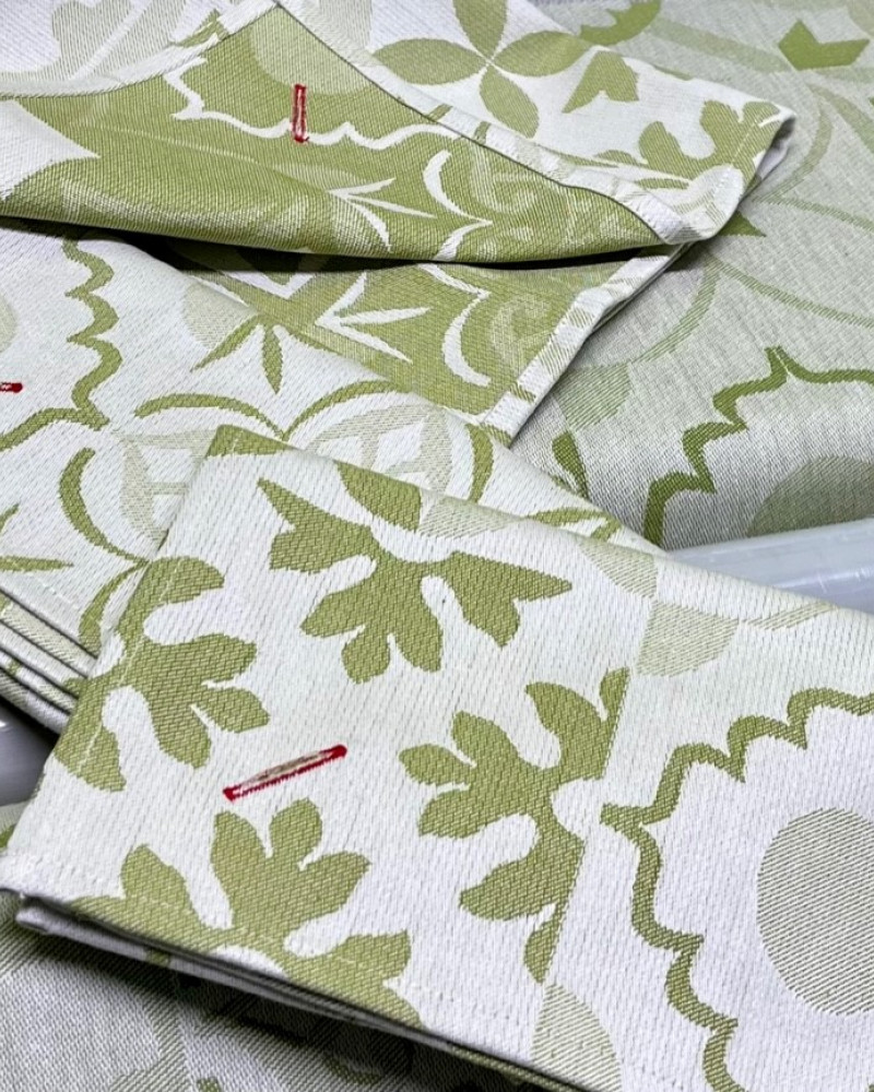 ciment VERT OLIVE tissé et fabriqué en France 100 % COTON ciment VERT OLIVE tissé et fabriqué en France 100 % COTON