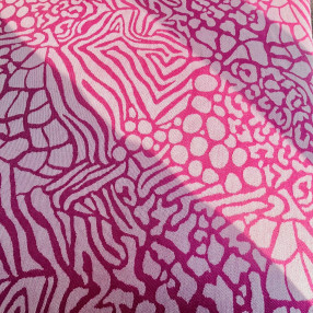 jacquard savane fuchsia 100% coton - made in France