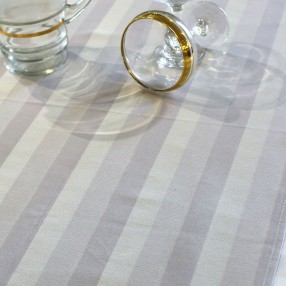 Blanquette beige  fabriqué et tissé en France pur coton