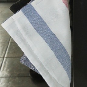 Manique bleu blanc rouge  fabriqué et tissé en France pur coton