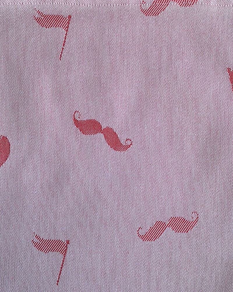 Rouge fabriqué et tissé en France pur coton Rouge fabriqué et tissé en France pur coton